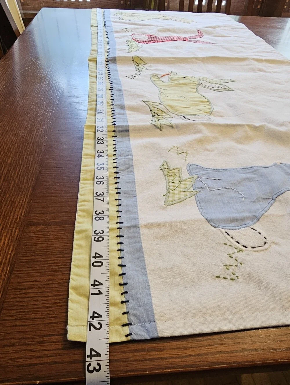 Pottery Barn Kids Bunny 4 Valances Neutral